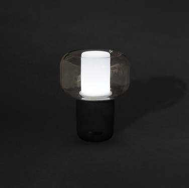 Logo trade promotional merchandise image of: Lux RCS recycled plastic 10W speaker lamp