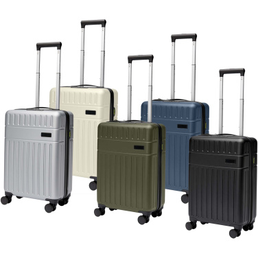 Logo trade promotional item photo of: Rover 20" GRS recycled cabin trolley 40L