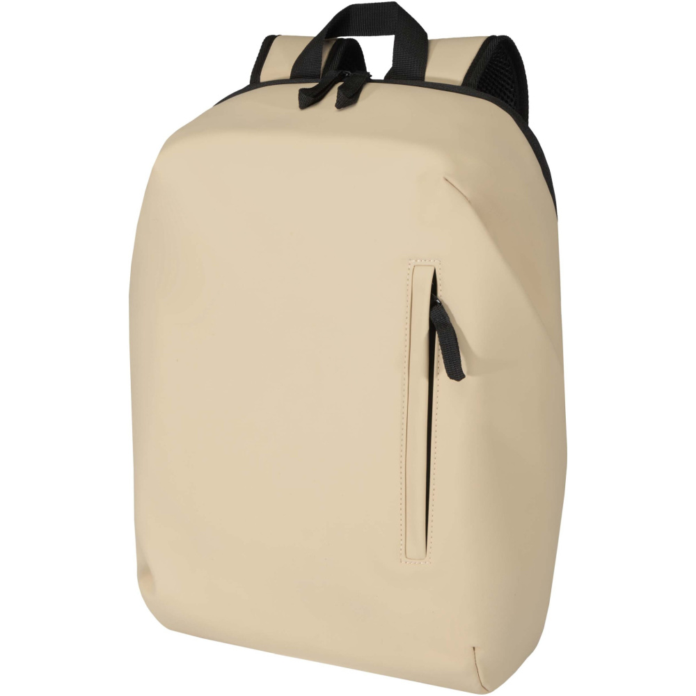 Logo trade promotional merchandise picture of: Resi Plus 15" GRS recycled anti-theft backpack 18L