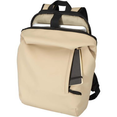 Logo trade corporate gifts image of: Resi Plus 15" GRS recycled anti-theft backpack 18L