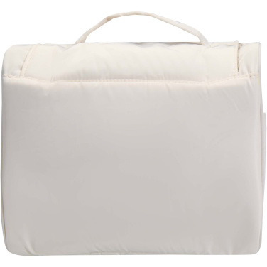 Logo trade advertising product photo of: Puffer GRS recycled hangable toiletry bag 8L