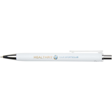 Logo trade corporate gifts picture of: Feld RCS recycled ballpoint pen with metallic finish (black ink)