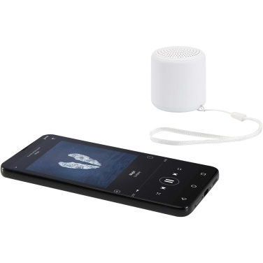 Logo trade promotional items image of: Velkis 3W recycled plastic wireless Bluetooth® speaker