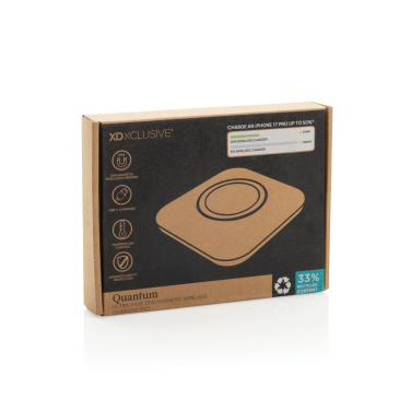 Logo trade promotional products image of: Quantum ultra-fast 25W magnetic wireless charging pad