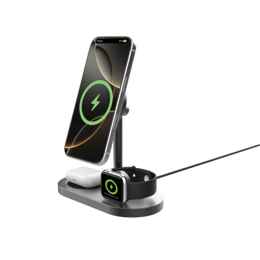 Logo trade business gift photo of: Quantum RCS ultra-fast 25W Magnetic desk wireless Charger
