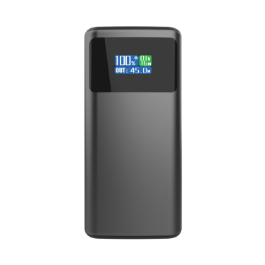 Logo trade promotional giveaways picture of: Quantum RCS ultra-fast PD45W 10.000mAh powerbank with screen