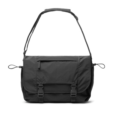 Logo trade promotional merchandise picture of: KENTO URBAN RCS recycled nylon 15.6 inch Messenger