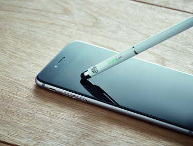 Logo trade business gifts image of: Stylus antibacterial pen