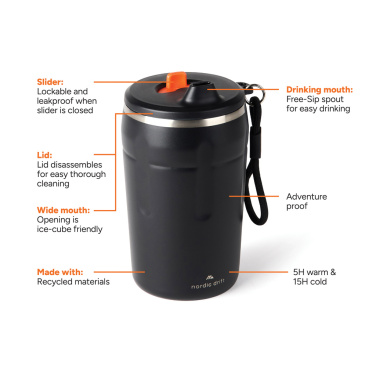 Logotrade corporate gift image of: Nordic Drift Trail RCS Lockable And Leakproof Coffee Mug 350