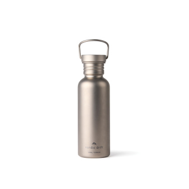 Logo trade business gifts image of: Nordic Drift Trail Ultra Light Titanium 600ml Water Bottle