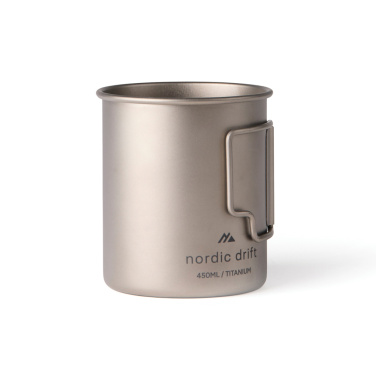Logo trade promotional giveaway photo of: Nordic Drift Trail Ultra Light Titanium 450ml Cup