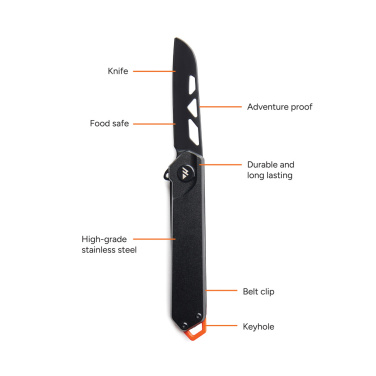 Logo trade promotional gifts image of: Nordic Drift Adventure Folding knife