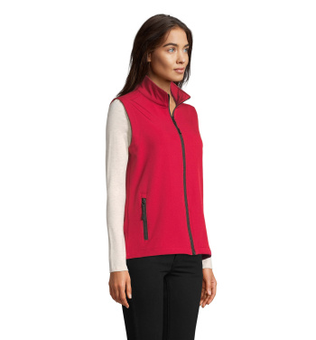 Logo trade corporate gift photo of: RACE BW WOMENSOFTSHELL