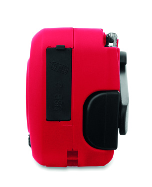 Logo trade promotional item photo of: Portable radio SOS with LED torch