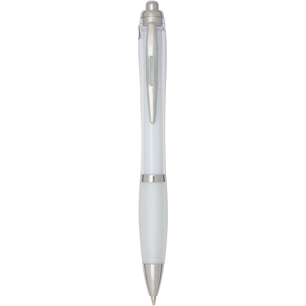 Logotrade promotional product image of: Nash RCS plastic ballpoint pen (black ink)