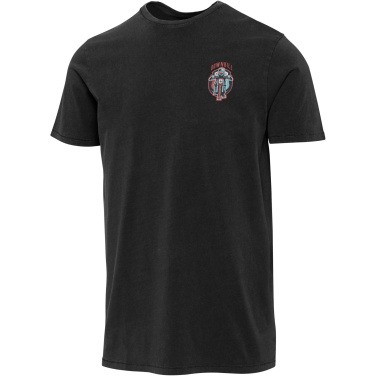 Logo trade promotional giveaways image of: Nanaimo 160 g/m2 short sleeve washed men's t-shirt
