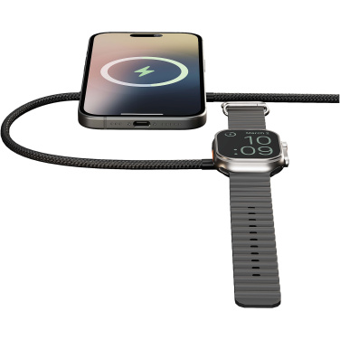 Logo trade promotional product photo of: Zens Pro 2 15W dual charging cable