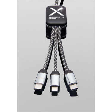 Logo trade corporate gifts picture of: SCX.design C33 60W Type-C charging cable with dual light-up logo