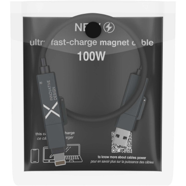Logo trade promotional items picture of: SCX.design C59 100W magnetic silicone charging cable