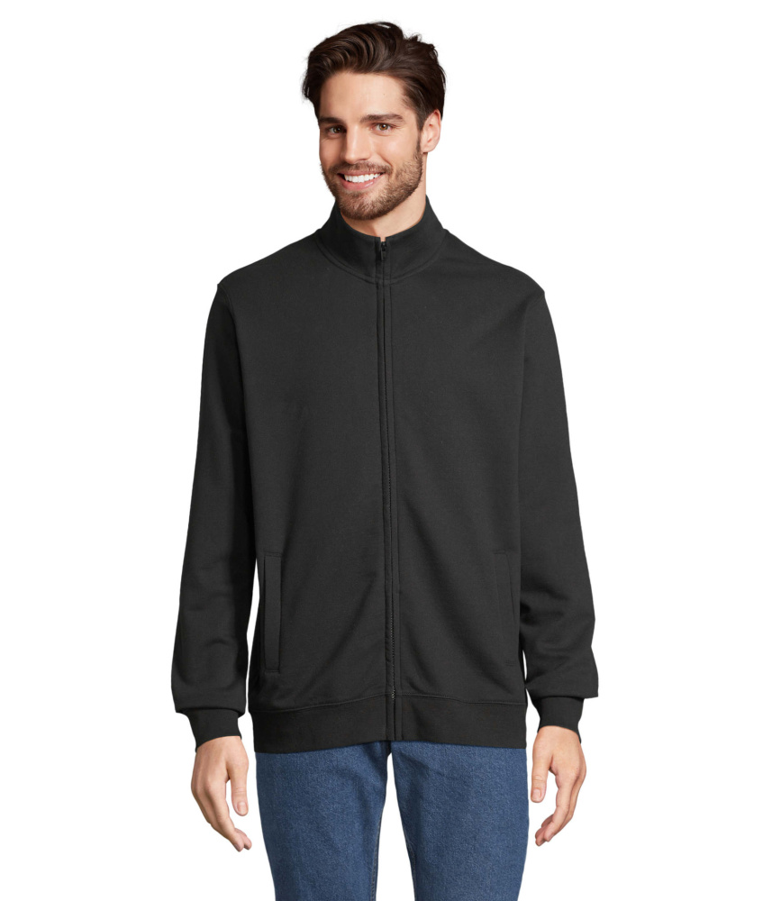Logo trade corporate gifts image of: COOPER FULL ZIP SWEAT