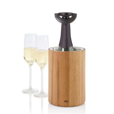 Logo trade promotional giveaways image of: AdHoc Gusto Champagne stopper