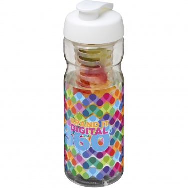 Logotrade reklaamtoote foto: H2O Active® Base 650 ml keeratava kaanega spordipudel ja infusioon