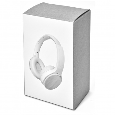 Logo trade firmakingituse pilt: Athose bambusest Bluetooth® kõrvaklapid mikrofoniga