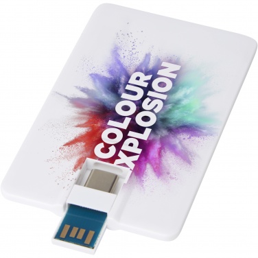 Logotrade reklaamkingi foto: Duo õhuke 64 GB USB-draiv koos Type-C ja USB-A 3.0-ga