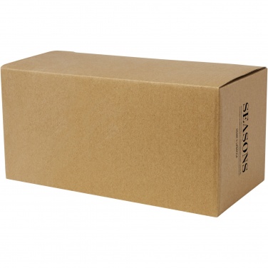 Logotrade ärikingi foto: Manti 2-osaline 350 ml topeltseinaga klaasist tass bambusest alusega 