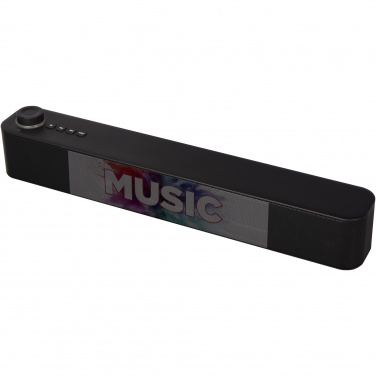 Logotrade reklaamkingituse foto: Hübriidne 2 x 5 W esmaklassiline Bluetooth® heliriba