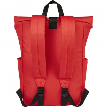 Logotrade firmakingi foto: Byron 15,6" GRS RPET rull-top seljakott 18L