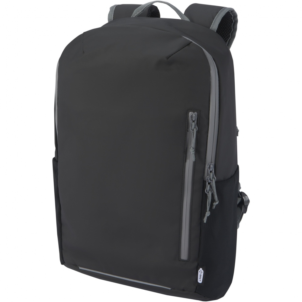 Logo trade firmakingituse pilt: Aqua 15" GRS taaskasutatud veekindel sülearvuti seljakott 21L