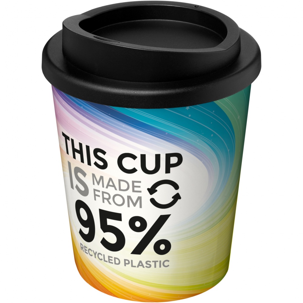 Logo trade firmakingitused foto: Brite-Americano® Espresso 250 ml kohvitops taaskasutatud materjalist