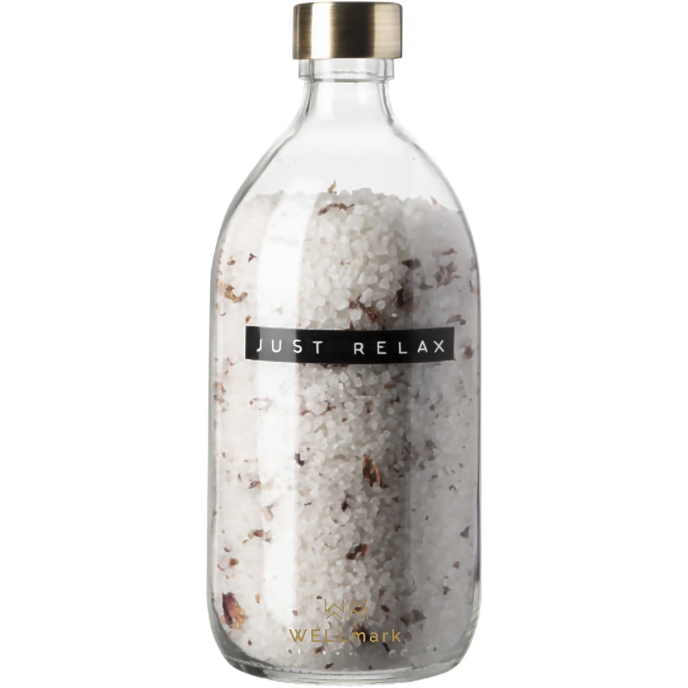 Logotrade reklaamtoote foto: Wellmark Just Relax 500 ml vannisool – roosilõhn