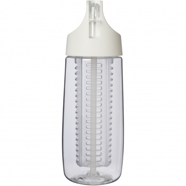 Logo trade ärikingi pilt: HydroFruit 700 ml taaskasutatud plastikust spordipudel koos keeratava kaane ja infusiooniga