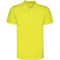 Monzha lühikeste varrukatega laste polo, Fluor Kollane