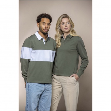 Logotrade meene foto: Clyde unisex orgaaniline ragbi polo dressipluus