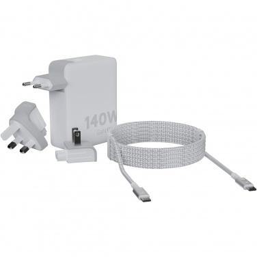 Logo trade reklaamkingituse pilt: Xtorm XVC2140 GaN Ultra 140 W reisilaadija 240 W USB-C PD kaabliga
