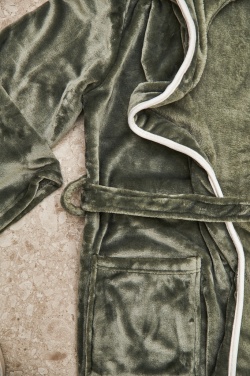 Logotrade meene foto: VINGA Louis luksuslik plüüsist hommikumantel, suurus L-XL