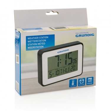 Logo trade reklaamkingituse pilt: Grundigi ilmajaama alarm ja kalender