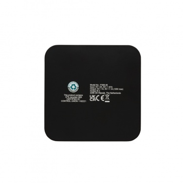 Logo trade ärikingid foto: RCS taaskasutatud plastist 10 W juhtmeta laadija USB-portidega