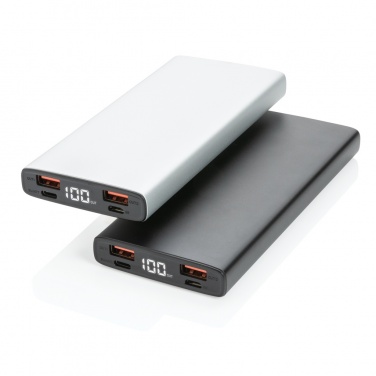 Logo trade reklaamtoote pilt: Alumiiniumist 18 W 10 000 mAh PD Powerbank