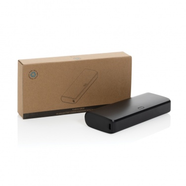 Logo trade reklaamkingituse pilt: FlashCharge RCS rplastic 20000 mah kiirlaadimise akupank