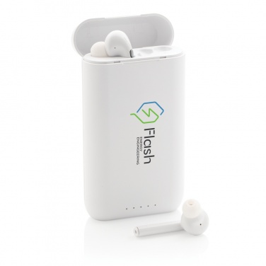 Logotrade reklaamtoote foto: Liberty TWS kõrvaklapid 5000 mAh toitepangaga