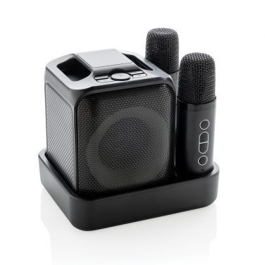 Logotrade meened pilt: Singvibe RCS taaskasutatud plastikust karaokekomplekt topeltmikrofoniga