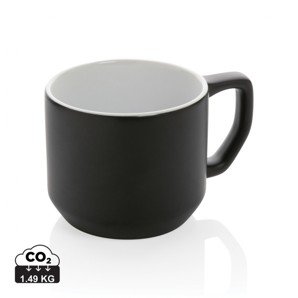 Logotrade reklaamkingid pilt: Kaasaegne keraamiline kruus 350ml