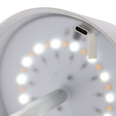 Logotrade firmakingi foto: Pure Glow RCS usb-taaslaetav taaskasutatud plastikust laualamp