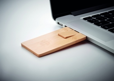 Logotrade firmakingituse foto: 16 GB bambusest korpusega USB