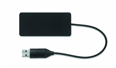 Logo trade ärikingituse pilt: 3-pordiline USB-jaotur 20 cm kaabliga