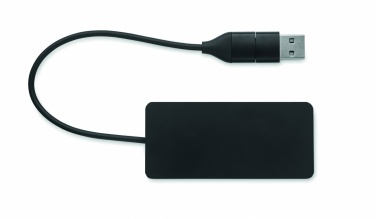 Logotrade ärikingi foto: 3-pordiline USB-jaotur 20 cm kaabliga